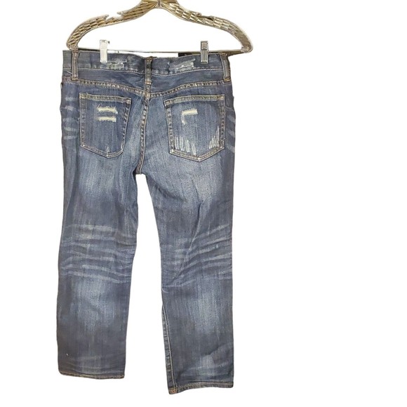 Refuge Jeans Womens Size 5 Style 2B-3623BBlue Distressed 5 Pocket Cotton Spandex - Picture 2 of 16